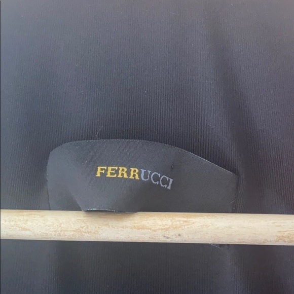 Vintage FERRUCCI Lambskin Leather Designer Jacket - Picture 4 of 11